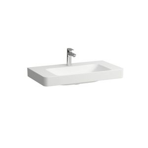 Wastafel PRO-X 85cm met kraangat + overloop LCC