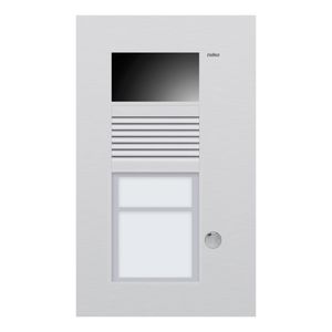 Inbouwbuitenpost met 1 bel en kleurencamera