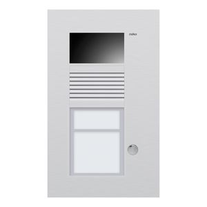 Inbouwbuitenpost met 1 bel en kleurencamera