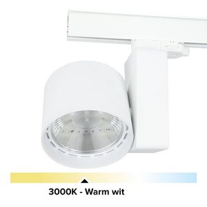 Trackspot B Wit 26W 2800 lumen 3000K 30° dimbaar Lumiko