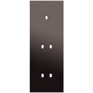 3-voudige afdekplaat Verticaal 71mm centerafstand voor een enkelv