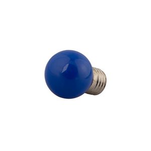 LED-Lamp P45 1W pc kap blauw