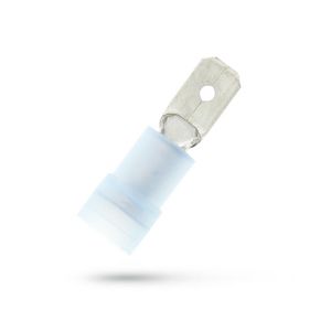 Kist a 100st. geisoleerde vlaksteker 4,8x0,8mm 1,5-2,5mm² Nylon