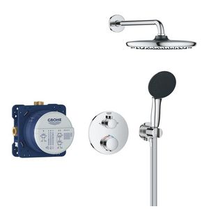Precision Shower set 250 rond chroom