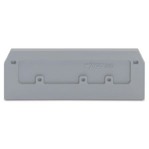 Afsluit-+tussenplaat 2,5mm grijs 280-374 VVE=25