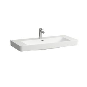 Wastafel PRO-X 85cm met kraangat + overloop LCC A