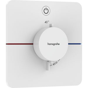 ShowerSelect Comfort Q thermostaat afbouwdeel tbv inbouw voor 1 functie mat wit