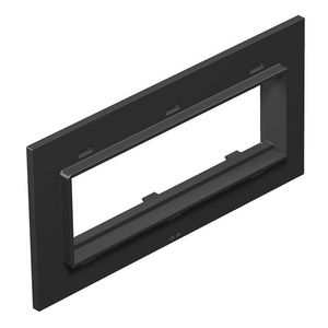 Afdekplaat 3-voudige mod.45 voor T4L/T8NL polyamid zwart