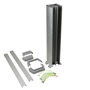 Energiezuil 4 compartiment 45mm 0,68M ALU