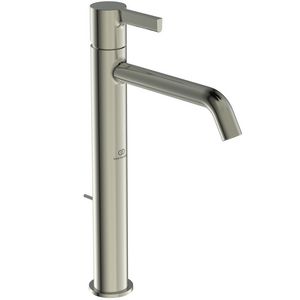Joy hoog wastafelmengkraan 5l/min. met waste silver storm (rvs look)