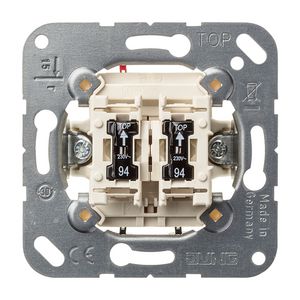 Wipschakelaar serie inb. met verlichting