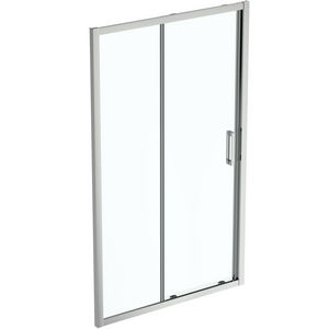 Schuifdeur Connect 2 2-delig 1200x1955mm omkeerbaar zilver