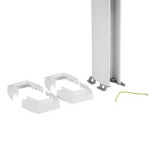 Energiezuil 2 compartiment 45mm 3,90M wit