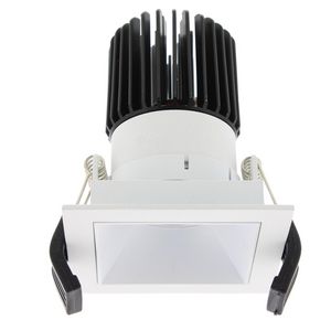 LED spot 13W 350mA 1150 lumen 3000K vierkant 82mm Boreano
