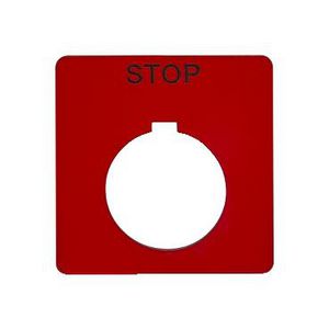 Etiket voor drukknop Ø30mm Harmony 9001K