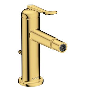 AXOR Archivio 1-hendel bidetkraan met op-up afvoer Polished Gold Optic