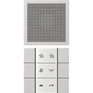 Audio binnenstation modulair LS lichtgrijs