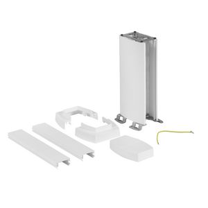 Energiezuil 2 compartiment 45mm 0,3M wit