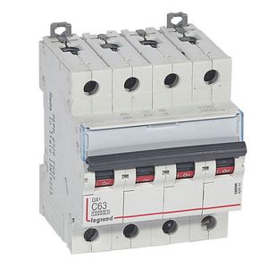 Installatieautomaat MCB DX³ 4-polig C-karakteristiek 63A 10000A