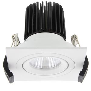 LED spot 13W 350mA 1150 lumen 2700K vierkant 90mm Boreano
