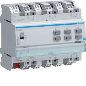 Universele ingangsmodule 6-voudig KNX 24-230V