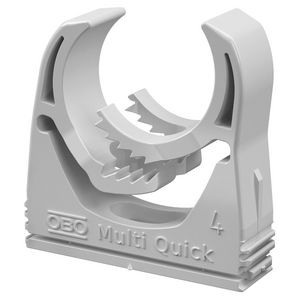 Kabelbuisklem Multi-Q koppelbaar 31-37mm Polyamide lichtgrijs RAL7035 VVE=25