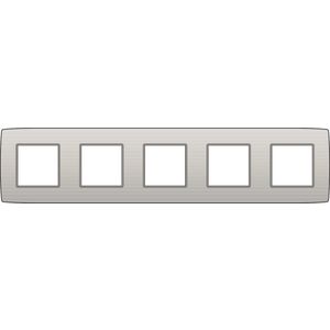 Vijfvoudige afdekplaat hoh 71mm Original light grey