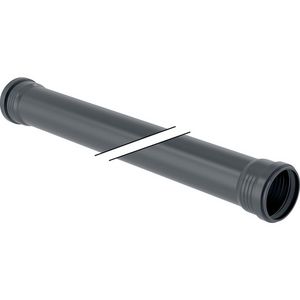 Silent-Pro buis met twee steekmoffen d=Ø110mm, L=100cm VVE=4