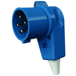 Haakse contactstop 16A 4-polig  9H 230V IP44