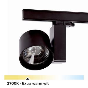 Trackspot B Zwart 33W 3500 lumen 2700K 30gr.