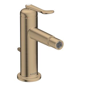 AXOR Archivio 1-hendel bidetkraan met op-up afvoer Brushed Bronze