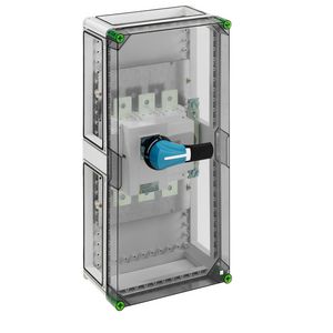 Behuizing met scheidingsschakelaar IP65
