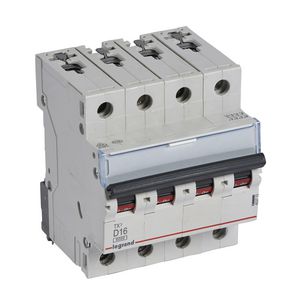 Installatieautomaat MCB TX3 4-polig D-karakteristiek 16A 6000A