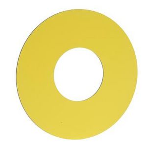 Etiket 60mm noodstop 22mm Geel Harmony XB4/XB5 VVE=10