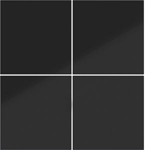 Afdekking KNX taster 4-voudig A.x/C.x nachtzwart glanzend