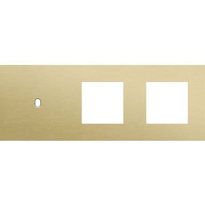 Afdekplaat 3-voud horiz. 71mm centerafst. 227-57705