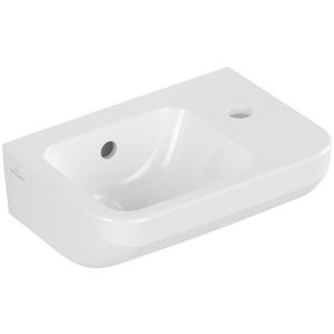PROMO Architectura fontein 360x260mm wit met kraangat + overloop incl. bevestiging (43733601)