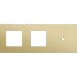 Afdekplaat 3-voud horiz. 71mm centerafst. 227-57706