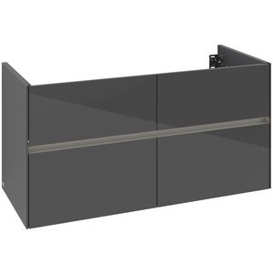 Wastafelonderkast Collaro 1196x603x498mm Glossy Grey C140B0FP