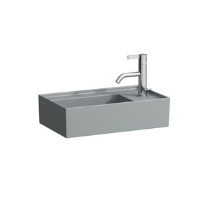 Fontein 460X280 1 Kraangat Rechts -Overloop mat grafiet