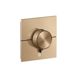 Thermafbouwdeel Highflow 1F square Brushed Bronze ShowerSelect ID 36777140