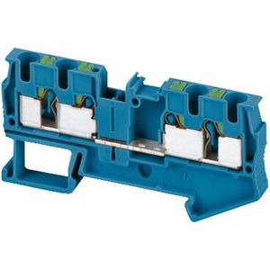 Doorvoer klemmenblok 4mm² 32A Blauw Linergy VVE=50