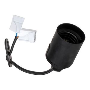 Lamphouder Renovation E27 TP 15cm zwart VVE=10