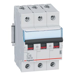 Installatieautomaat MCB TX3 3-polig C-karakteristiek 16A 6000A