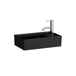 Fontein 460X280 -Kraangat -Overloop mat zwart