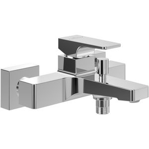 Eengreeps badkraan Architectura Square Chrome