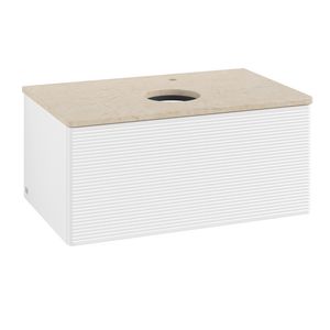 Wastafelonderkast Antao 800x360x500mm White Matt Lacquer K30153MT