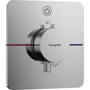 ShowerSelect Comfort Q thermostaat afbouwdeel tbv inbouw voor 1 functie chroom