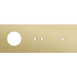 Afdekplaat 3-voud horiz. 71mm centerafst. 227-57717