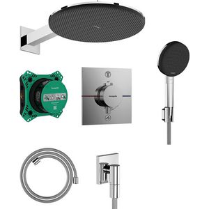 Raindance Alive S Design ShowerSet 300 1 straalsoort thermos iBox chroom